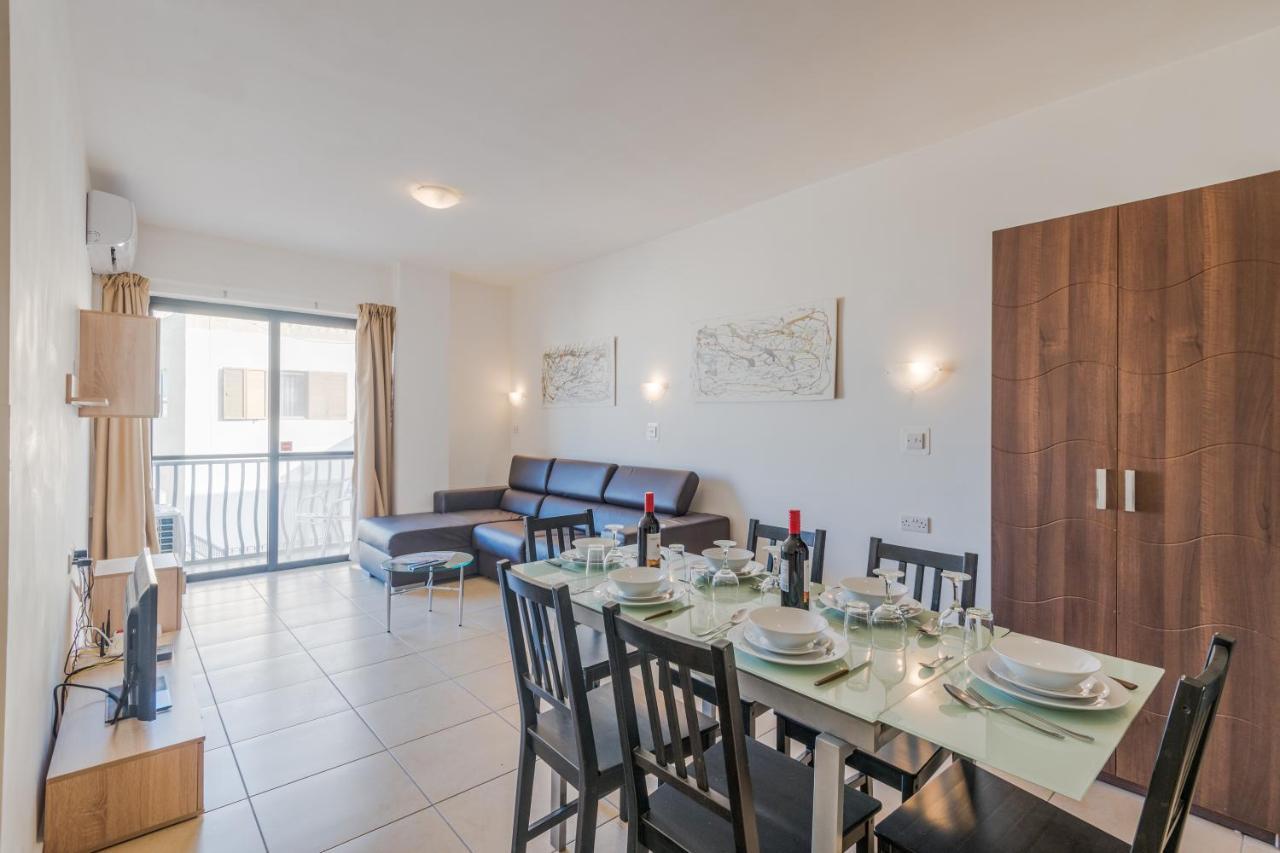 Seashells Apartments With Terrace, Just Off The Seafront In Bugibba - By Getawaysmalta St. Paul's Bay Exterior foto